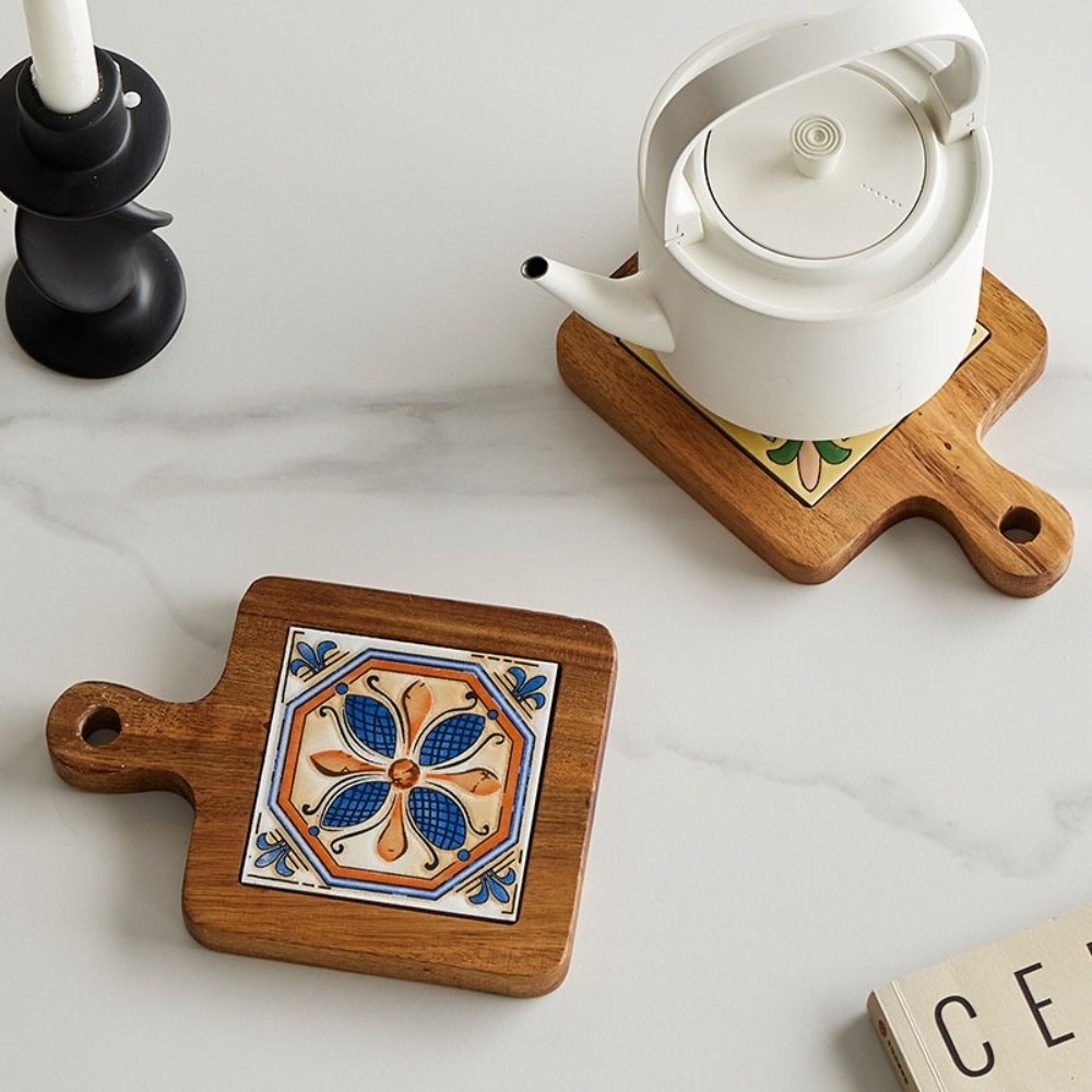 Japanese Style Heat Resistant  - Ceramic Tile Blank recension och pris