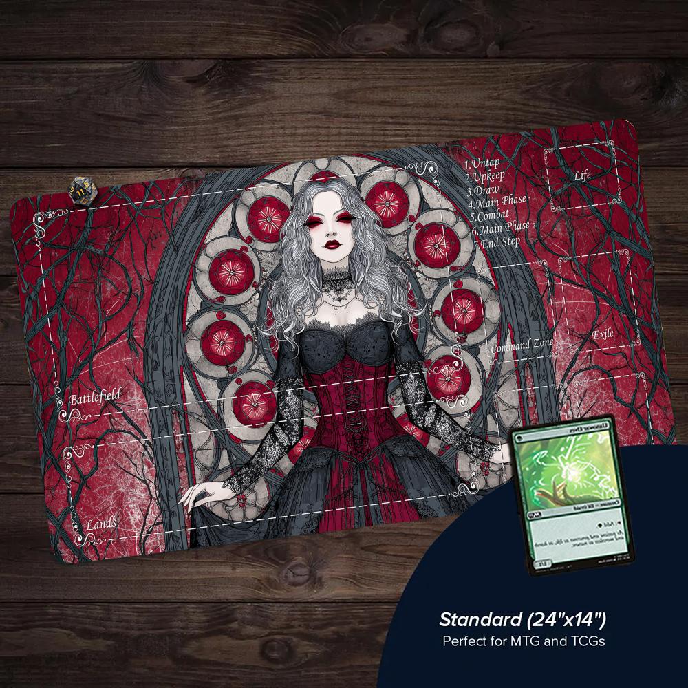 Gothic Female Vampire TCG Play - Door Mat Blank recension och pris