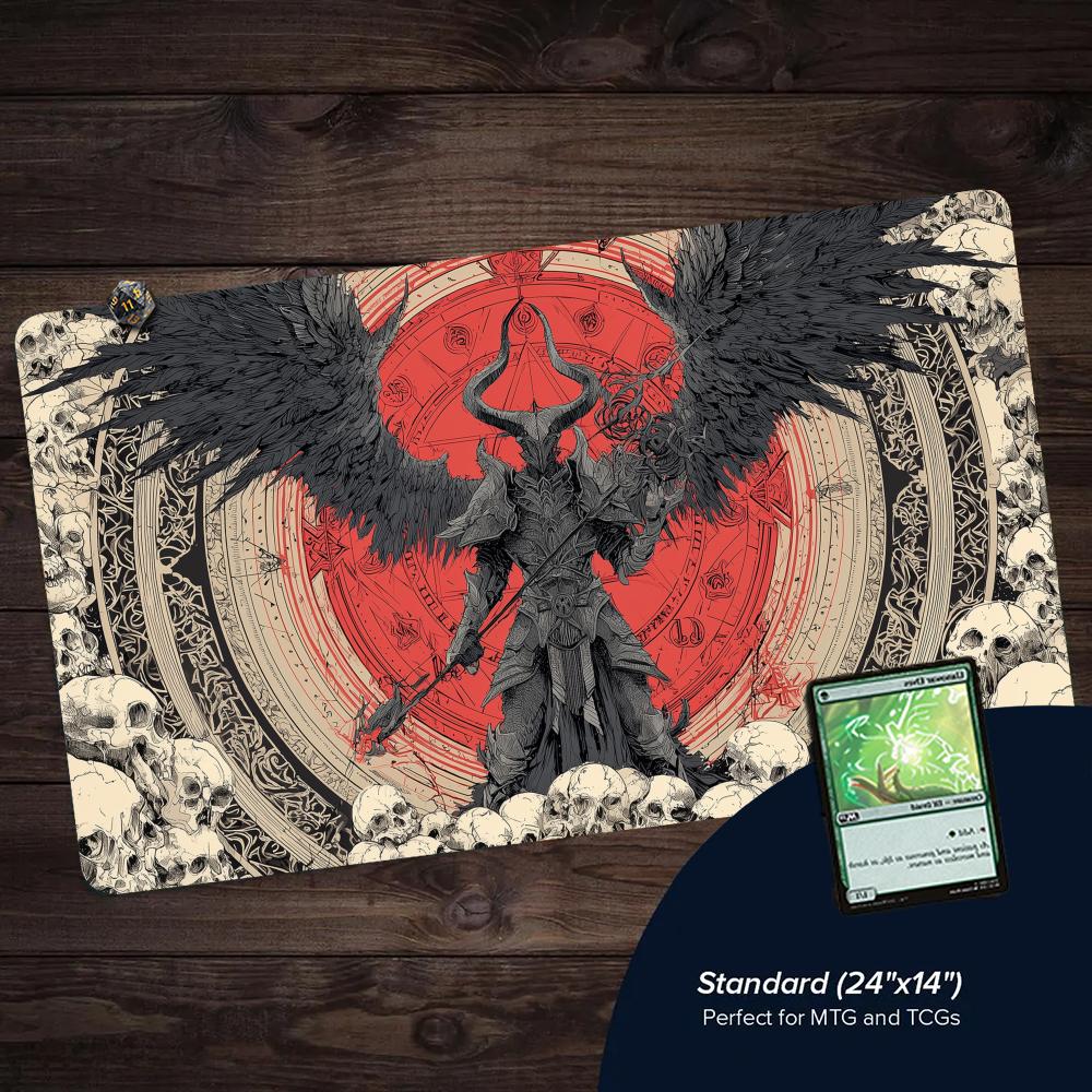 Gothic-style Goat-headed Demon - Door Mat Blank recension och pris