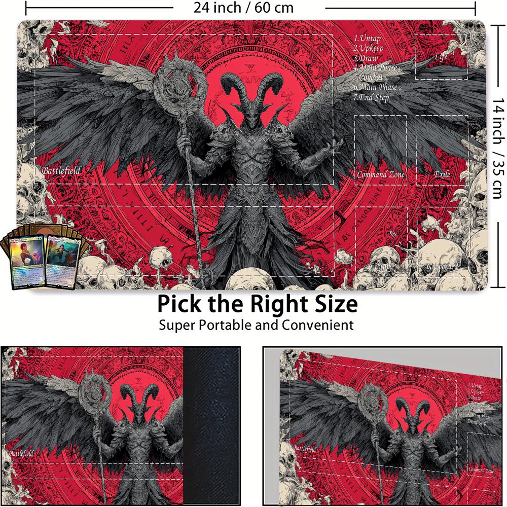 Gothic-style Goat-headed Demon - Door Mat Blank recension och pris