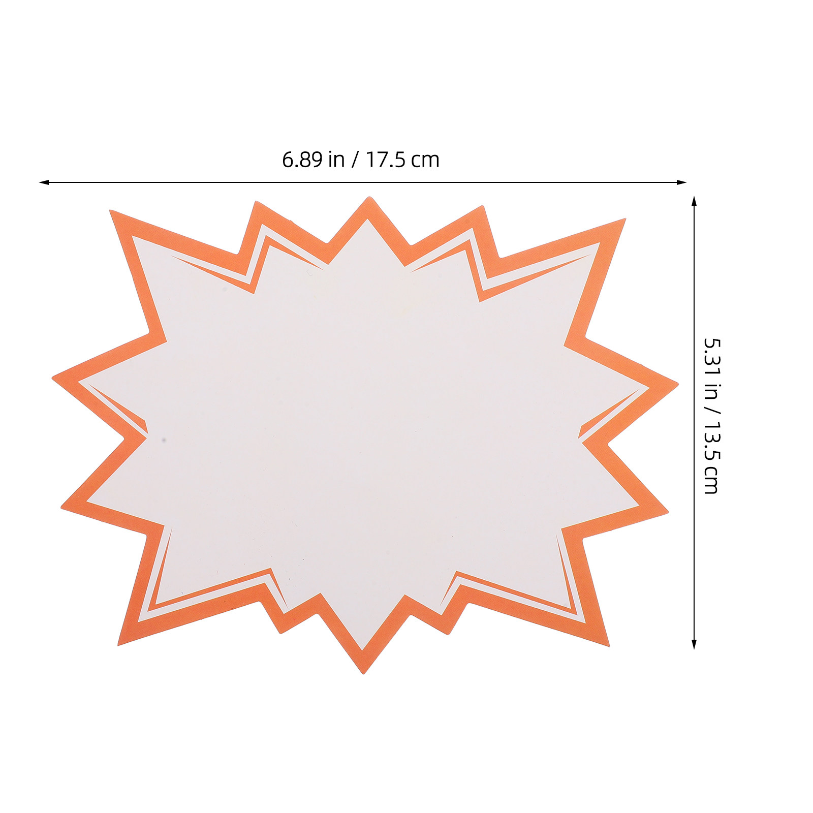 100Pcs Paper Price Display Tag - Yard Sign Blank recension och pris