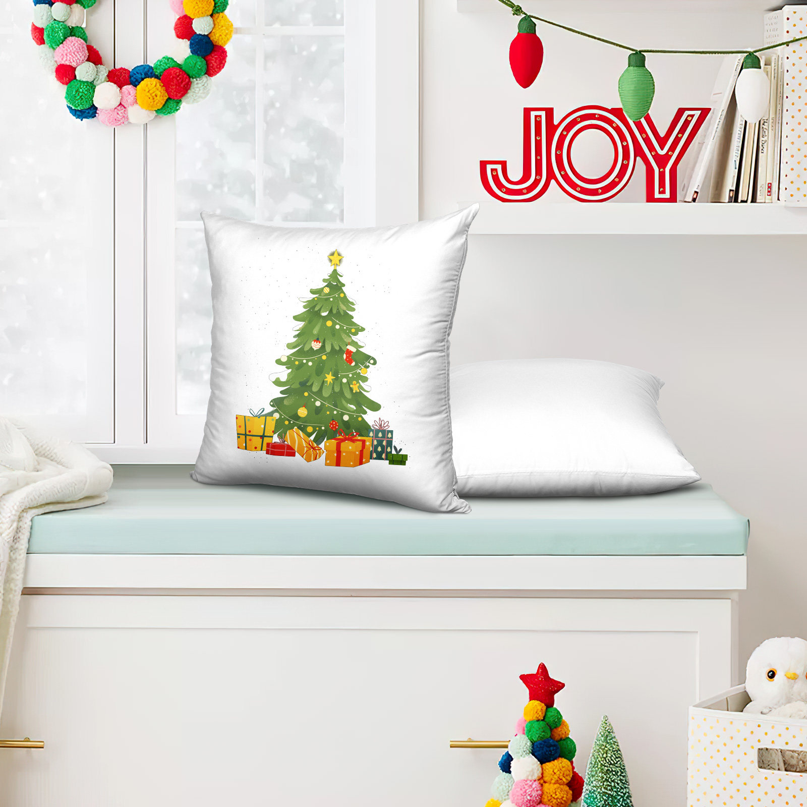 4Pcs White Sublimation Pillow  - Pillow Cover Sublimation recension och pris