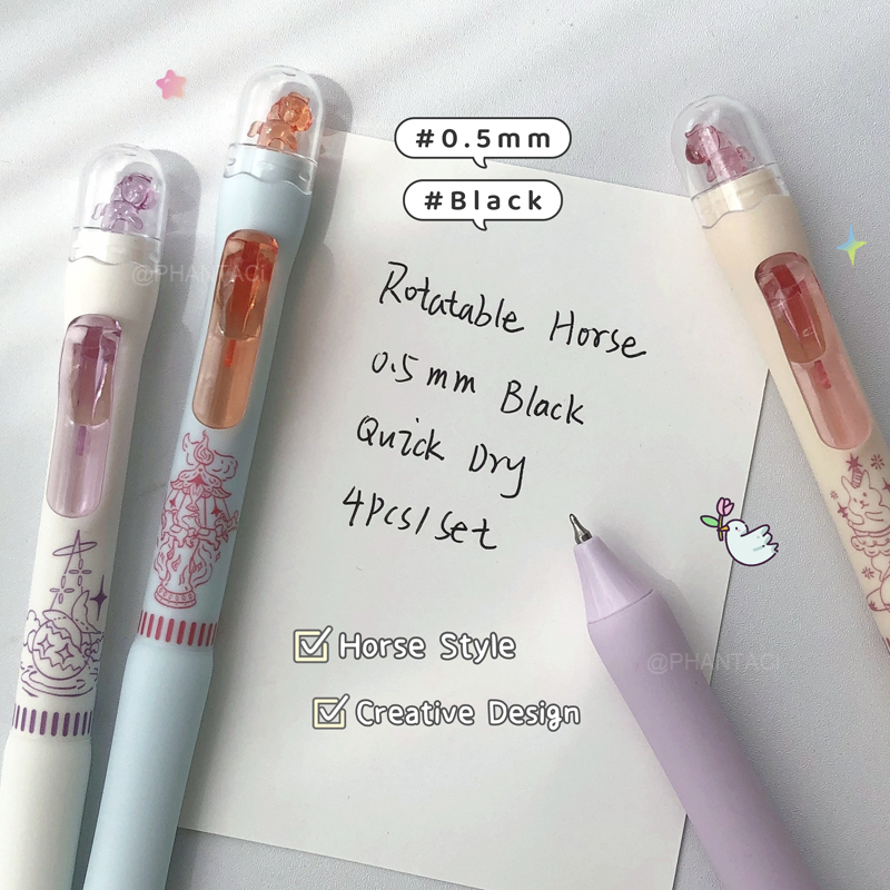 4PCS Carousel Style Gel Pen Cr - Pentel Pen Energel recension och pris