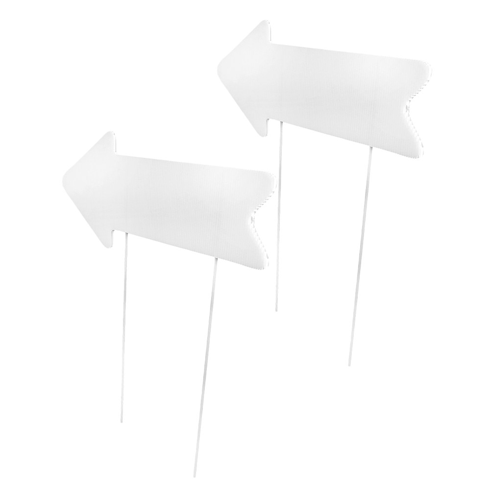 2Pcs Blank Yard Sign Arrow Sta - Yard Sign Blank recension och pris